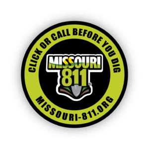 9" Round Missouri 811 Vehicle Sticker