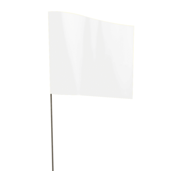 White Marking Flags (Bundle of 50) Missouri 811