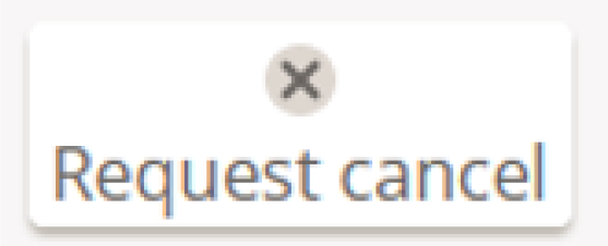 RequestCancel cancellation request